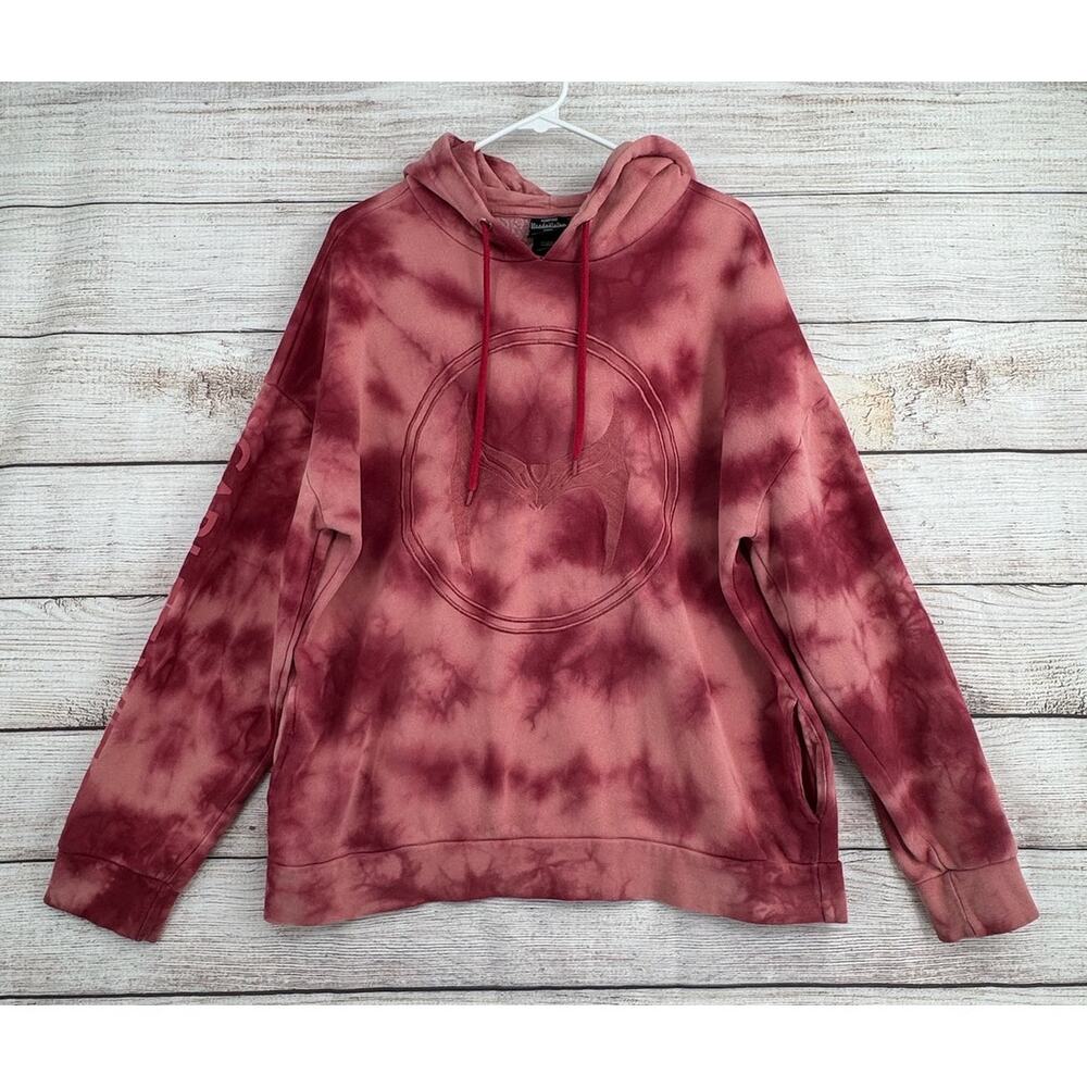 Her Universe WandaVision Scarlett Witch Hoodie Sweatshirt Womens XL Pink Red
